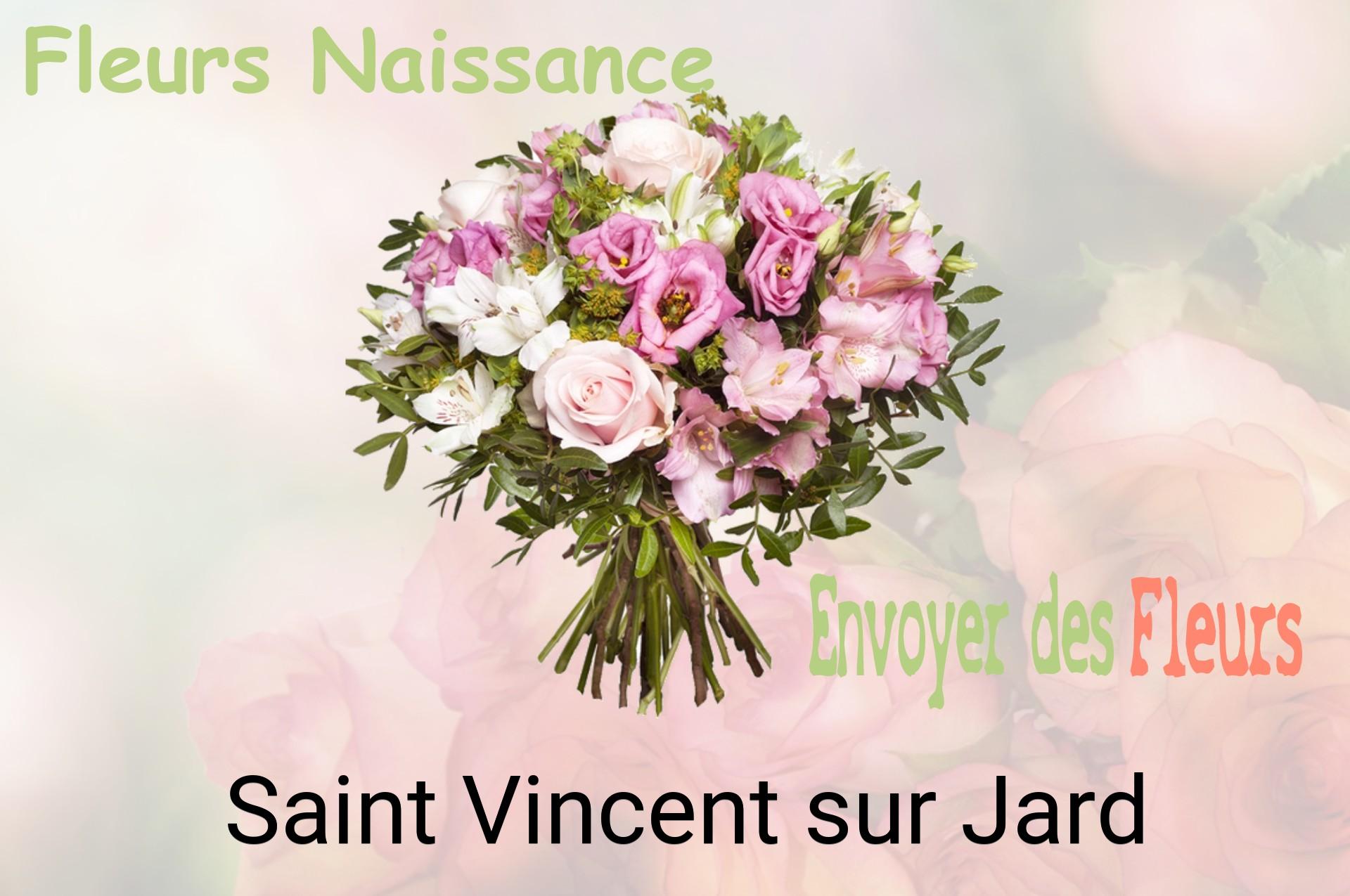 Bouquet de fleurs de naissance livré à Saint-Vincent-sur-Jard